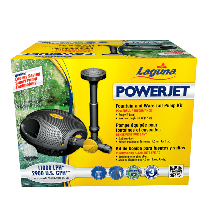 PowerJet 2900 Fountain/Waterfall Pump Kit - Up To 5800 U.S. Gal (22000 L)
