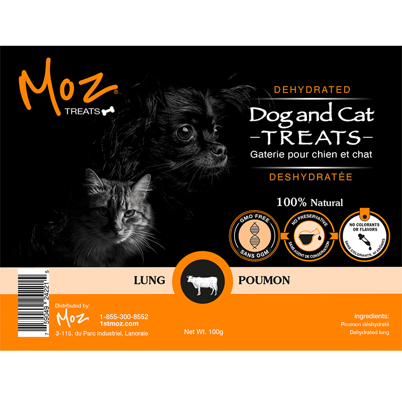 1st Moz Dehydrated Beef Lung 100g