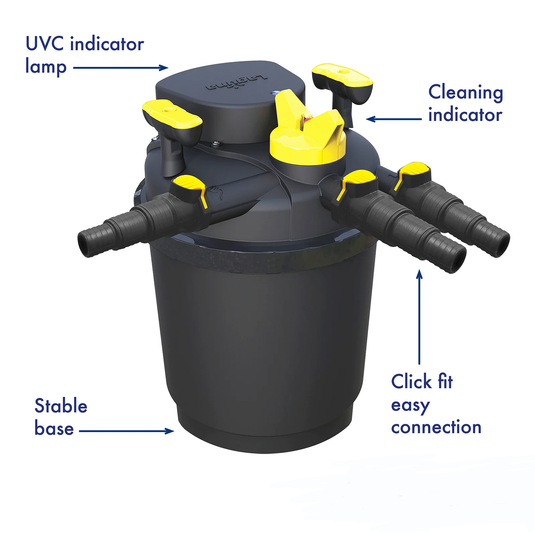 PressureFlo 1000 UVC Sterilizer Pond Filter