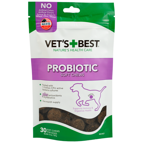 Probiotic Dog Soft Chews - 30 Pack