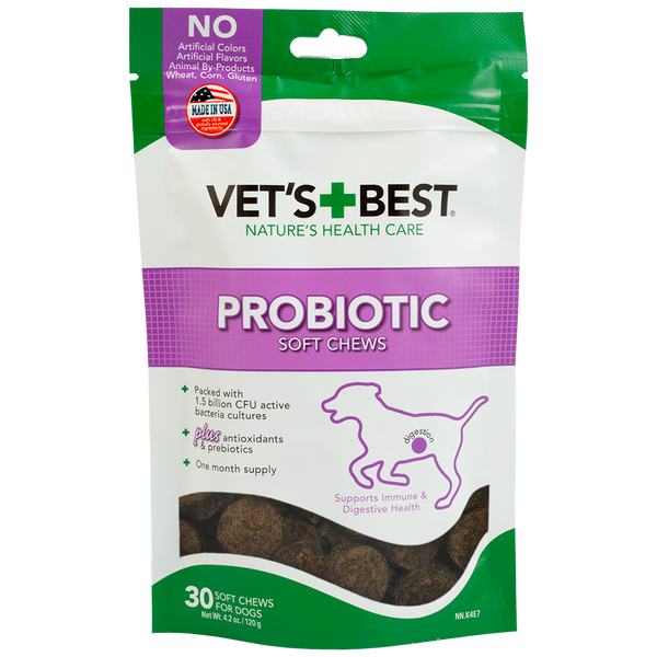 Probiotic Dog Soft Chews - 30 Pack