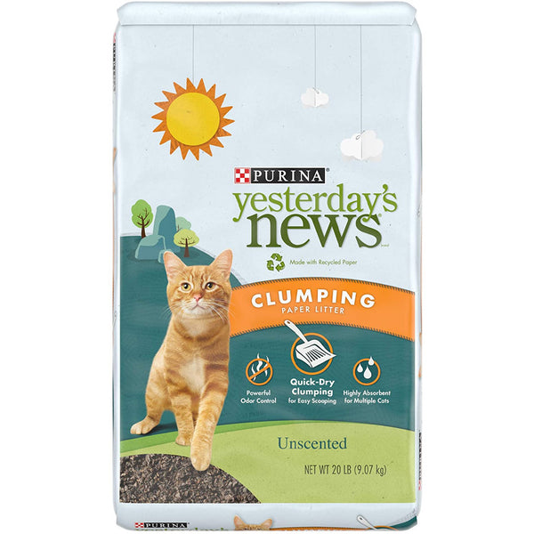 Purina Yesterday's News Original Unscented Clumping Paper Cat Litter