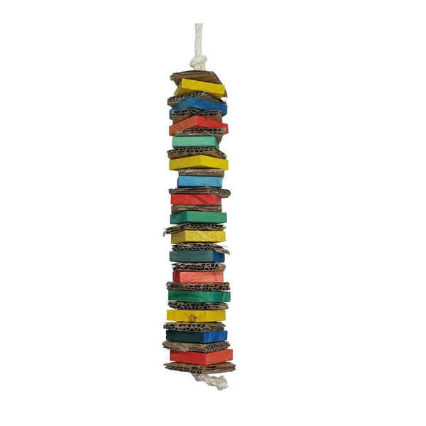 Crazy Tower Medium Parrot Shredding Toy - 52