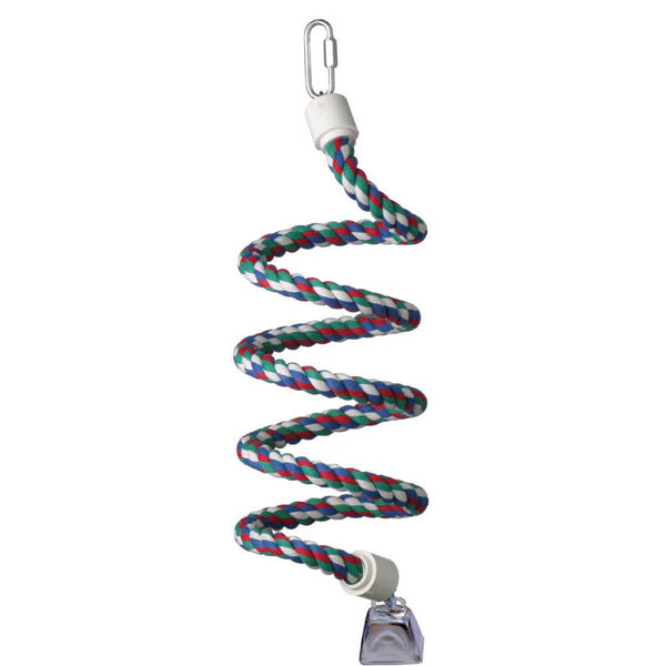 Cotton Parrot Bungee with Bell Swing SM-MED-LG-XL