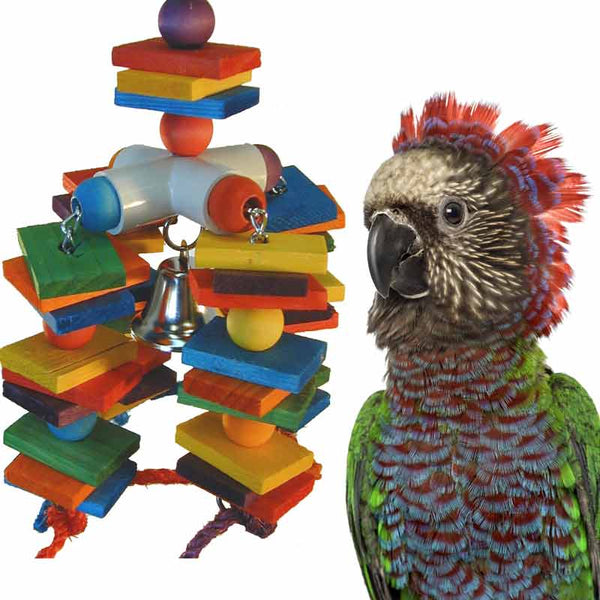 Play 4 Way Large Parrot Shredding Toy - SB440