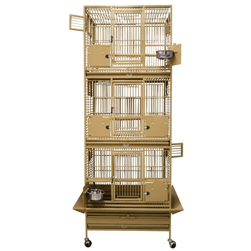 King's Cages Space Saver Triple Stack Cage - SLFDD2622