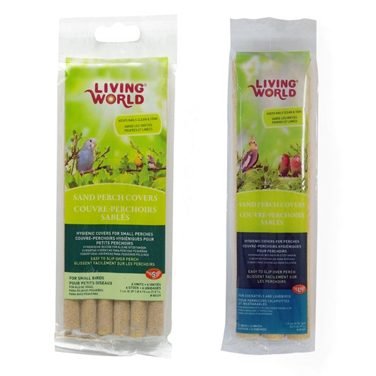 Living World Sand Perch Covers (2 Sizes) - Exotic Wings and Pet Things