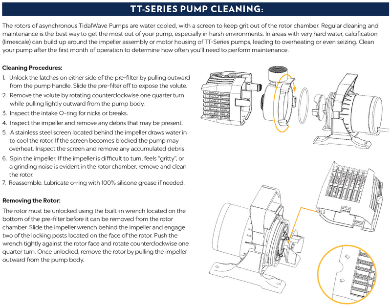 Atlantic 7500 GPH TidalWave 3 Series Pond Pump TT7500 - Exotic Wings and Pet Things #Option_TT7500 Pump
