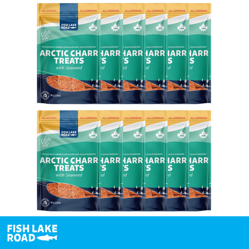 Arctic Charr Dog Treats With Seaweed

