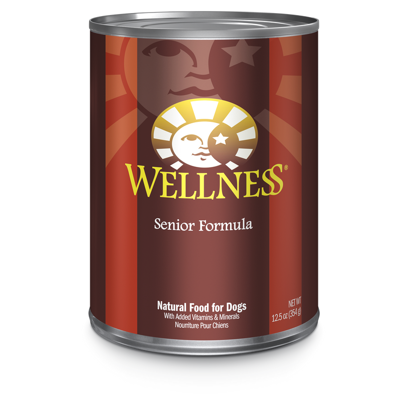 Wellness Complete Health Senior Wet Dog Food 12x12.5oz