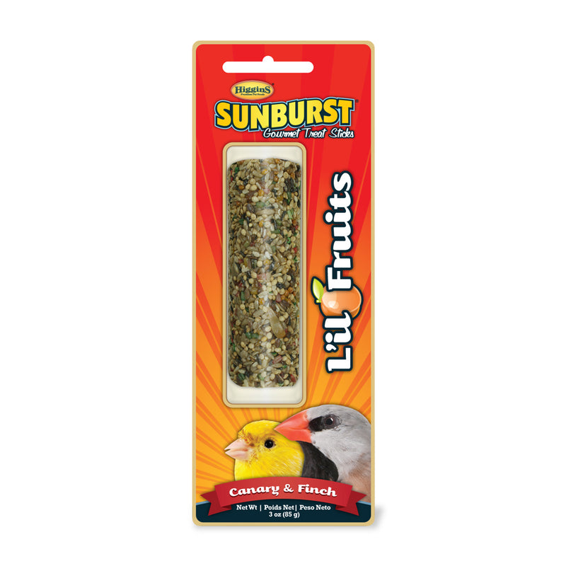Higgins Sunburst Gourmet Canary/Finch Lil Fruits Treat Stick
