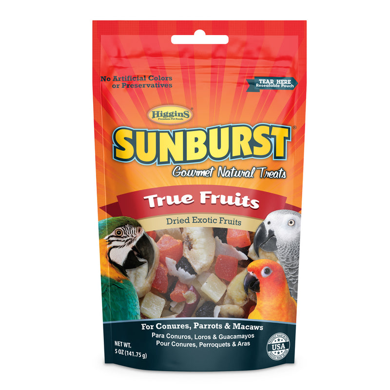 Higgins Sunburst Treats True Fruits Bird Treat