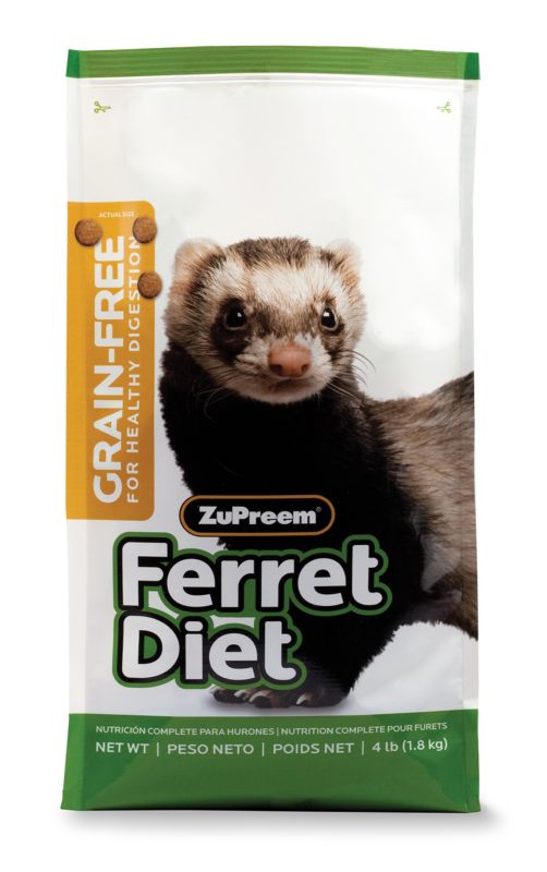 Zupreem Premium Grain Free Ferret Diet 4 lb - Exotic Wings and Pet Things