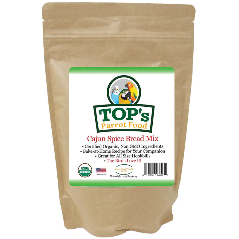 TOP's Premium Birdie Bread Mix Cajun Spice | USDA Organic Certified
