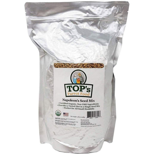 TOP's Napoleon's Seed Mix | USDA Organic Certified - Conure / Quaker / Senegal