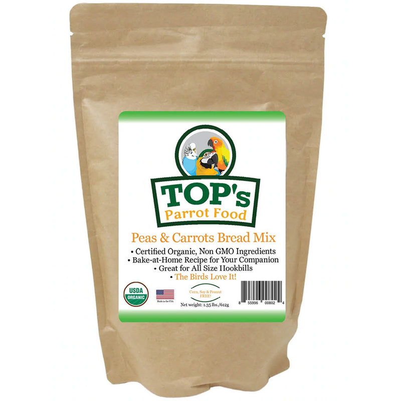 TOP's Premium Birdie Bread Mix Peas & Carrots | USDA Organic Certified
