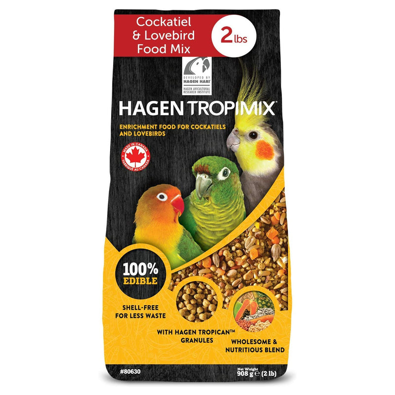 Hagen Tropimix Enrichment Diet Formula for Cockatiels and Lovebirds