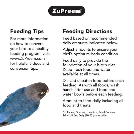 ZuPreem VeggieBlend Daily Nutrition Medium Bird Pellet DISCONTINUED