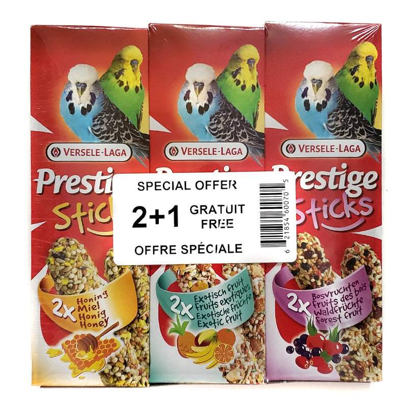 Versele-Laga Prestige Value Pack Treat Sticks For Budgies - Exotic Wings and Pet Things