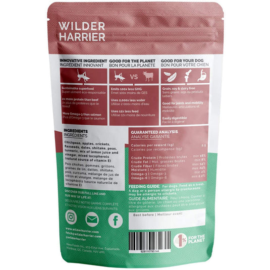 Wilder Harrier Hypoallergenic Cricket Training Dog Treats - 4 Flavours