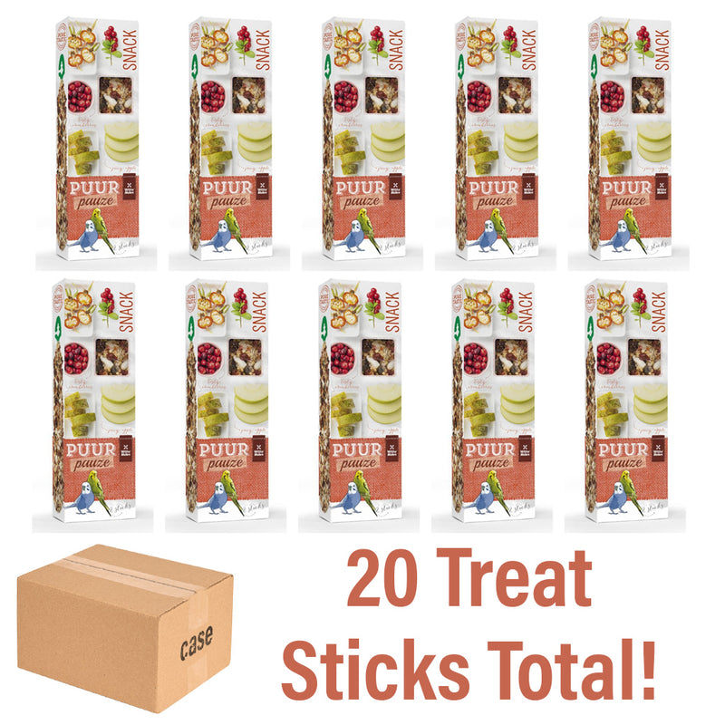Witte Molen Puur Pauze Seed Sticks for Budgies Apple/Rosehip 2 Sticks
