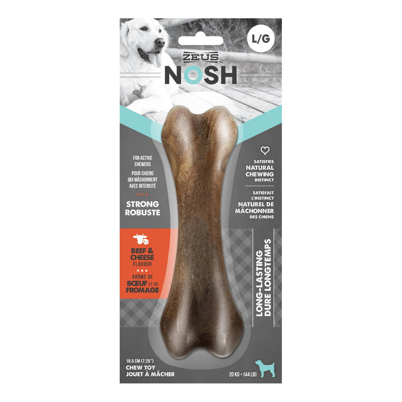 NOSH STRONG Chew Bone - Beef/Cheese SM -MED- LG
