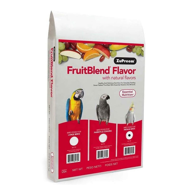 ZuPreem FruitBlend Daily Nutrition Medium Bird Pellet