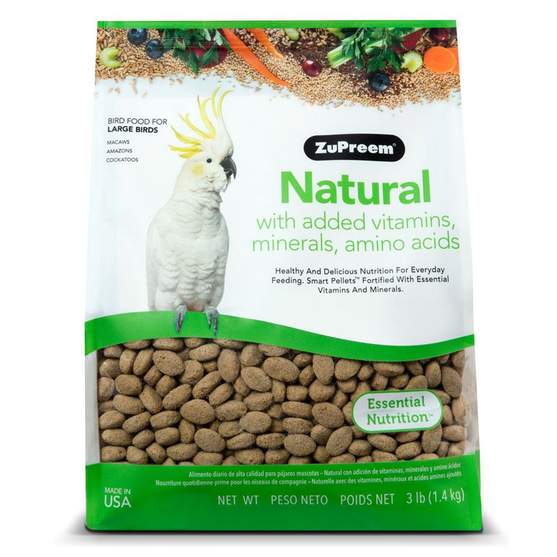 ZuPreem Natural Daily Nutrition Large Parrot Pellet