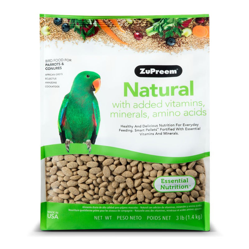 ZuPreem Natural Daily Nutrition Parrot & Conure Pellet