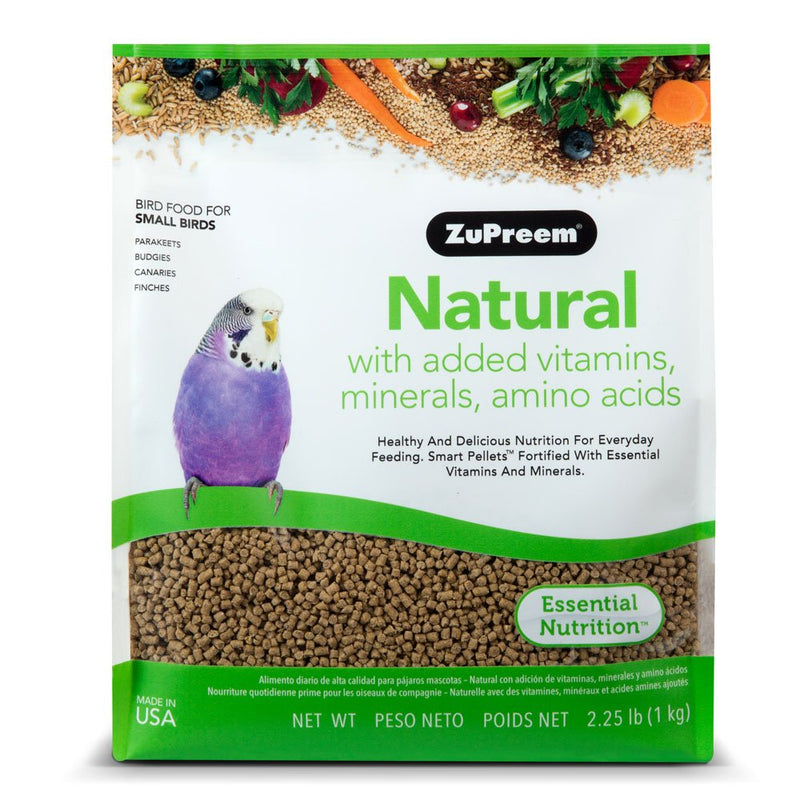 ZuPreem Natural Daily Nutrition Small Bird Pellet