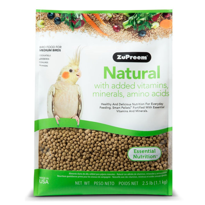 ZuPreem Natural Daily Nutrition Medium Bird Pellet