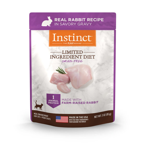 Instinct Limited Ingredient Rabbit Cat Toppers - 24 pack