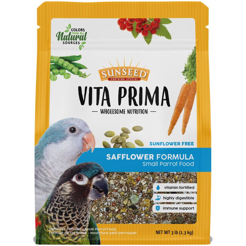 Sunseed Vita Prima Safflower Formula Small Parrot Food 3 lb
