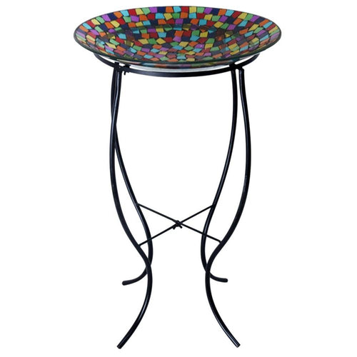 Alpine Mosaic Bird Bath 16