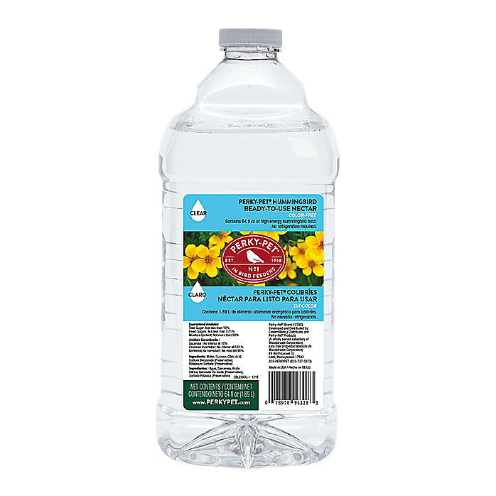Perky-Pet Clear Liquid Hummingbird Nectar Concentrate 64 oz