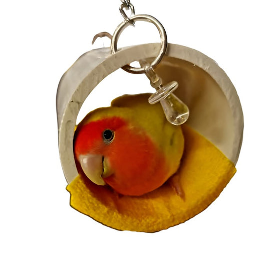 Billy Bird Toys Sleeping Tube Budgie/LoveBird Bed - 3011🍁