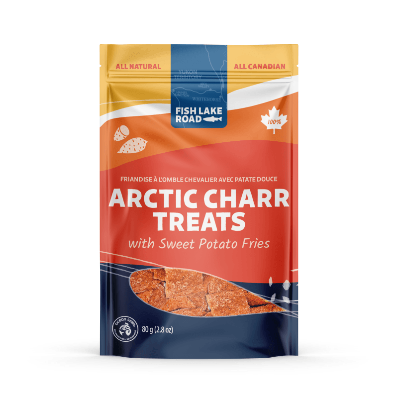 Fish Lake Road Arctic Charr Dog Treats With Sweet Potato Fries