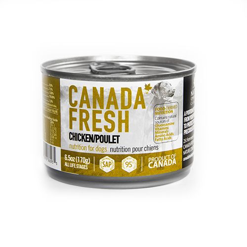 Canadian Fresh Chicken Canned Dog Food 6.5 oz. - Exotic Wings and Pet Things