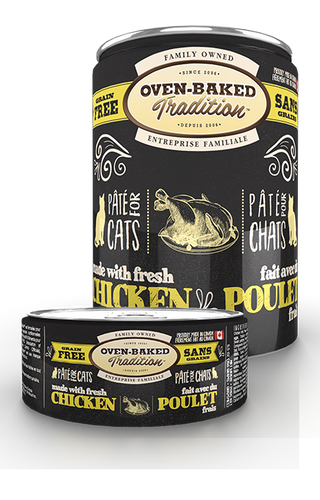 Oven Baked Tradition Canned Cat Food - Chicken Pate 🍁