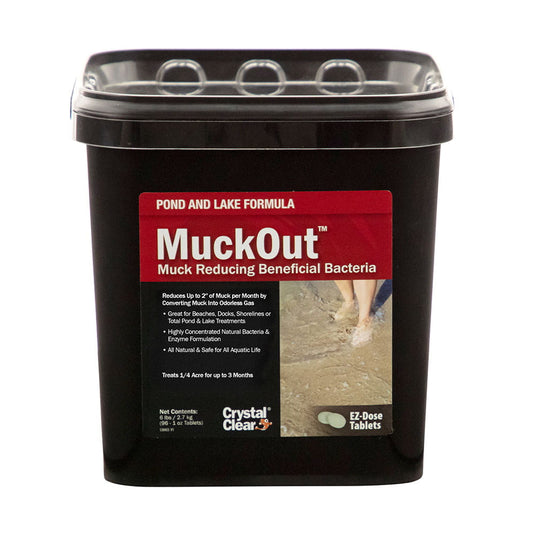 Crystal Clear MuckOut Pond & Lake Treatment 1oz Tablets
