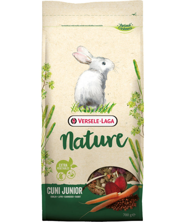 Versele-Laga Nature Cuni Rabbit Junior Food - Exotic Wings and Pet Things