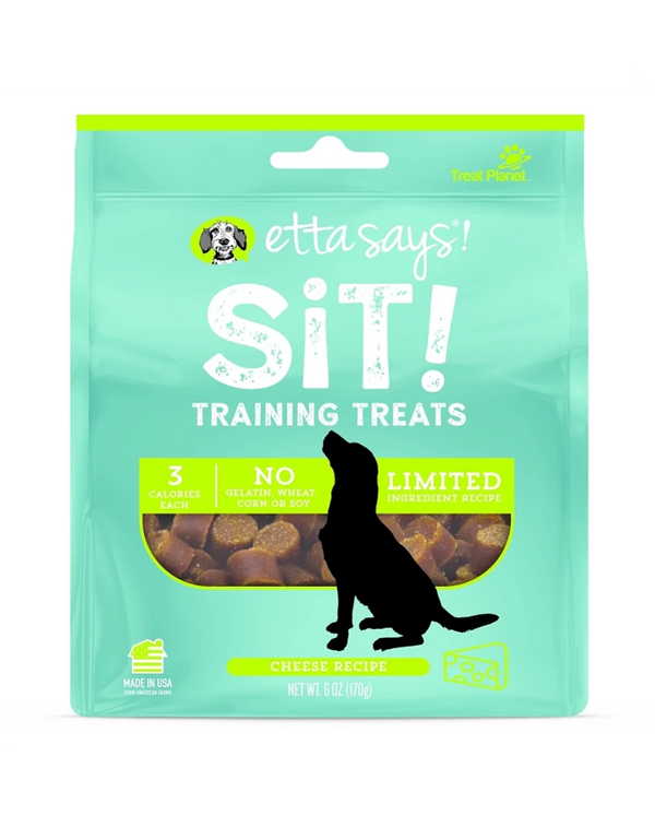 Etta Says! Sit Training Cheese Treat 6 oz - Exotic Wings and Pet Things