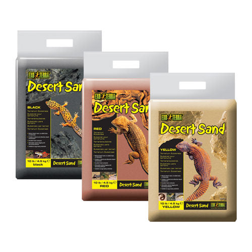 Exo Terra Reptile Desert Sand 10 lb x 3