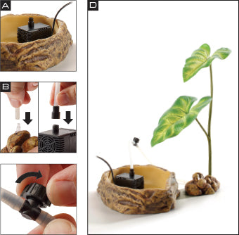 Exo Terra Reptile Dripper Plant System - Small / Large
