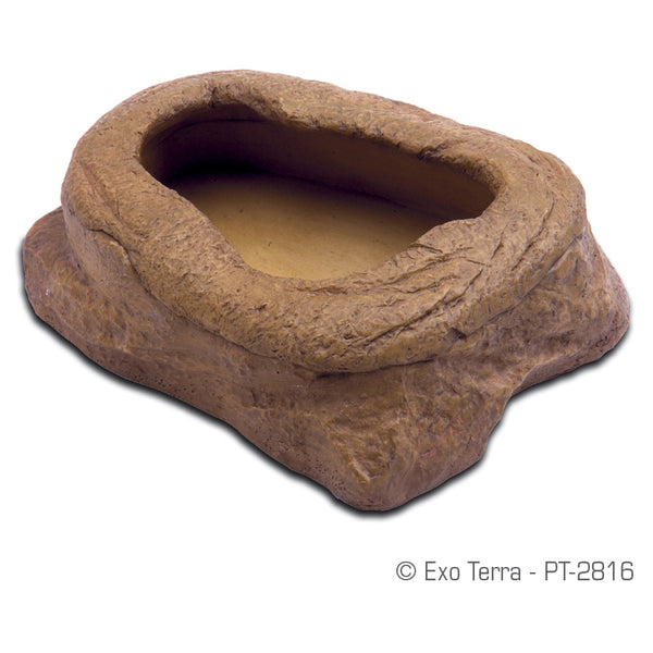 Exo Terra Reptile Two Part Escape Proof Worm Dish / Mealworm Feeder