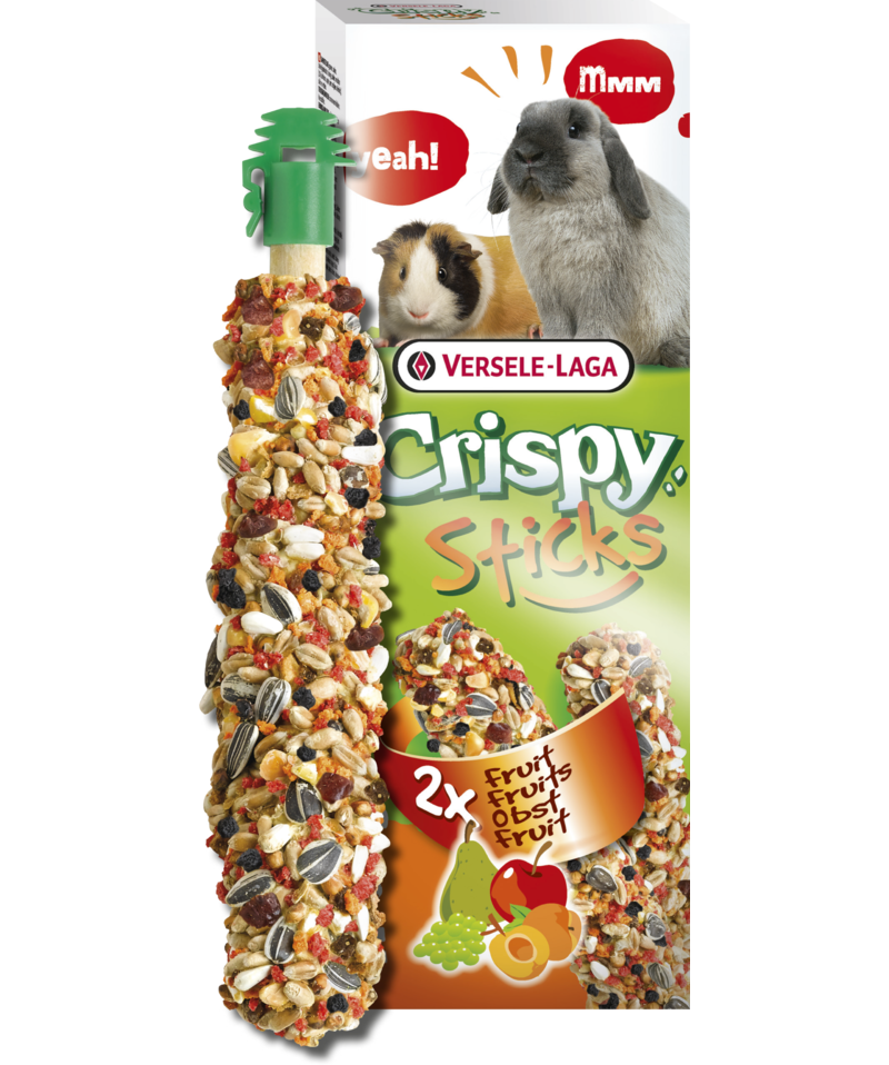 Versele-Laga Crispy Sticks Fruit Rabbit/Guinea Pig Treat - Exotic Wings and Pet Things
