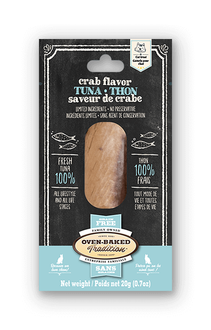 Oven Baked Tradition Tuna & Crab Cat Fillet Treat 12 x 20g 🍁
