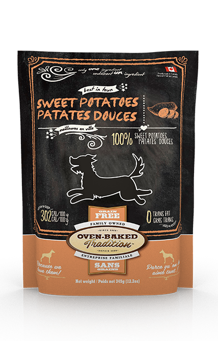 Oven Baked Tradition Sweet Potato Dog Treat 12.2 oz 🍁
