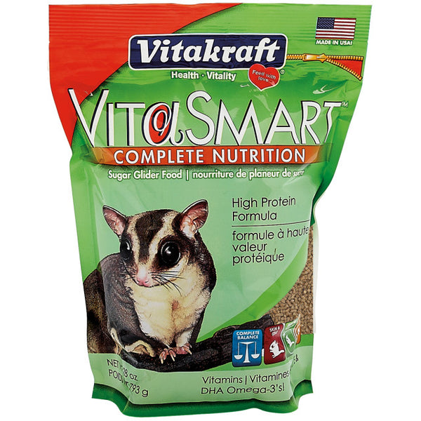 Vitakraft Vita-Smart Sugar Glider Food 1.75 lb - Exotic Wings and Pet Things