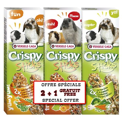 Versele-Laga Crispy HERBIVORE 6 Stick Value Pack Treat
